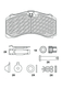 KIT BLOCS DE FREIN FERODO POUR SCHMITZ CARGOBULL 1